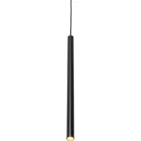QAZQA Moderne sort pendellampe for 1-fase skinnesystem - Iconic Frini