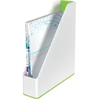 Leitz WOW Dual Colour - Bladfil - bokryggbredde: 73 mm - for A4 (210 x 297 mm) - grønn
