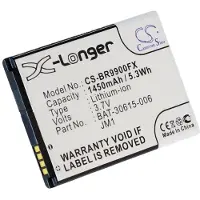 24.Se Batteri for SmartPhone, mobil for Blackberry Bold Touch 9900, Pluto, Bold Touch 9930 osv.