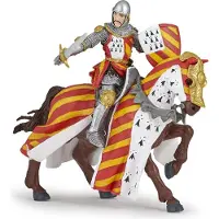 Papo Ridder I Turnering - H: 8,8 cm - - OneSize - Lekefigur
