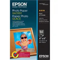 Epson C13S042547 Glanset fotopapir 10x15 cm 200 g/m², 50 ark
