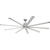 CasaFan Takvifte BIG SMOOTH ECO, titansølv, 220 cm, stillegående