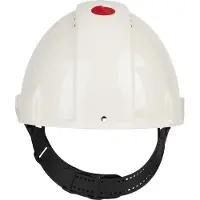 3M Peltor sikkerhedshjelm - G3000 Uvicator, hvid m/vent. huller, 4-punktsophæng, EN 397