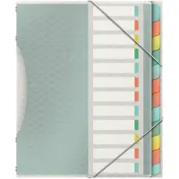 Esselte Sorteringsmappe Colour'Ice PP 12-delt