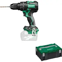 HiKOKI DV36DCW2Z, Boremaskin med pistolgrep, Børsteløs, Sort, Grønn, 1,3 cm, 2200 RPM, 11,8 cm