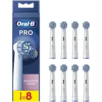 Oral-B Eb60x-8 Sensitive Clean Pro Utskifting Av Elektrisk Tannbørste 8 Enheter