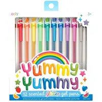 Ooly Fargerike ballonger Duftende gelpenner med glitter