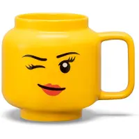 LEGO Ceramic Mug Large Winking Girl - 530 ml