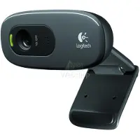 Logitech C270 HD USB Webcam Refresh - Black