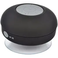 24.Se Vanntett Bluetooth-dushøyttaler med sugekopp