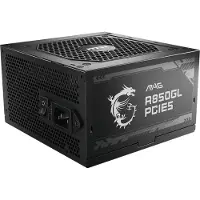 MSI MAG A850GL PCIE5 Strømforsyning (PSU) - 850 Watt - 120 mm - ATX 3.0 - 80 Plus Gold sertifisert