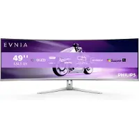 Philips Evnia 8000 49M2C8900 - OLED-skjerm - gaming - kurvet - 49" (48.9" synlig) - 5120 x 1440 Dual Quad HD @ 240 Hz - 1000 cd/m² - 15000000:1 - D...