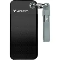 Verbatim Pocket SSD - 2TB - USB 3.2 Gen 2 - Svart / Grå
