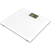 Omega OBSW, Elektronisk personvekt, 150 kg, 100 g, kg,lb,st, Rektangel, Hvit