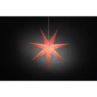 Konstsmide 2982-134 Julestjerne Glødepære, LED (RGB) Pink bestykket, med udstansede motiver, med kontakt