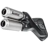 Akrapovic Slip-on Line Ducati Multistrada 950/1200 17-18 S-d9so10-hifft Ikke-homologert Slip-on Lyddemper
