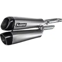 Akrapovic Slip-on Line Triumph Scrambler 1200 19-20 S-t12so3-hcqt Ikke-homologert Slip-on Lyddemper