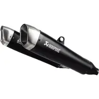 Akrapovic Slip-on Line Triumph Speed Twin 19-20/thruxton 1200/r/rs 16-20 S-t12so2-hcqtbl Ikke-homologert Slip-on Lyddemper