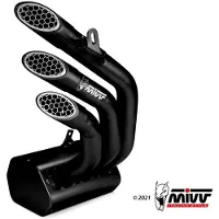 MIVV Speed Edge Mv Agusta Brutale 800rr 2017-2020 V.003.lhb Homologert Slip On Lyddemper