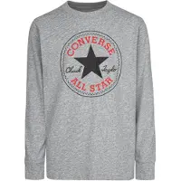Converse Genser - Grå Melert m. Logo - - 8-10 år (128-140) - Genser