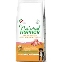 NATURAL TRAINER Trainer Natural Sensitive No Gluten Adult Medium/Maxi med svinekjøtt - 12 kg