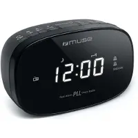 Muse M-155 Cr Radioklokke Med Alarm