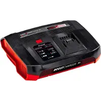 Einhell PXC Boostcharger 8A Power X-Change Schnellladegerät 4512155, Batterilader, Lithium-Ion (Li-Ion), 8 Ah, 18 V, , Sort, Rød