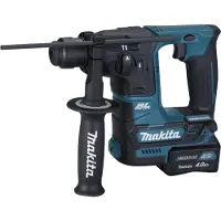 Makita HR166DSMJ - Roterende hammer - trådløs - 2 moduser - SDS-plus - 1.1 joule - 2 batterier - 10.8 V