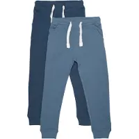 Minymo Joggebukser - 2-pack - Ny Navy - - 11 år (146) - Joggebukse