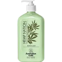 Australian Gold Hemp Nation Agave And Lime, Ansikt og kropp, 535 ml, Solkrem, Fuktighets krem, Beroligende, Alle hudtyper, Kvinner