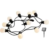 Sirius Home 69611, Kjede, Svart, 10 lamper, LED, Solar, 30 cm