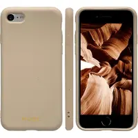 dbramante1928 Barcelona - Baksidedeksel for mobiltelefon - 100 % biodegraderbart plantebasert materiale - Sahara-sand - for Apple iPhone 7, 8, SE (2nd generation)