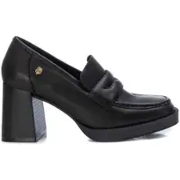Carmela for woman. 16121803-NEGRO Leather loafers 161218 black (37), 5 to 8 cm, None, Casual, Classic