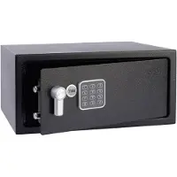 Yale YLV/200/DB2, Bærbar safe, Sort, Kombinasjonslås, 24 l, Stål, Gulv/vegg