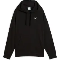 Puma ESS ELEVATED Comfort Rib Hoodie Women, Clothing, Black, XS