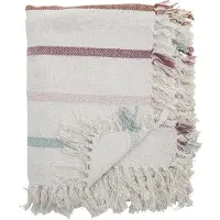 Bloomingville Mini Pledd - 160x130 cm - Frey - Naturlig - - OneSize - Teppe