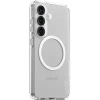 CARE by PanzerGlass Flagship Case Transparent Urban Combat w. White QI Compatible Samsung Galaxy S25