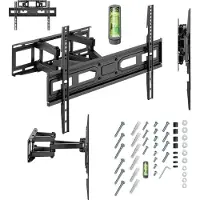 Gembird WM-80ST-03 - Monteringssett (veggmontering) - for LCD-TV - full bevegelse - stål, plastikk - skjermstørrelse: 37-80
