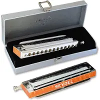 Seydel Harmonicas Seydel De Luxe Steel Chromatic Harmonica C