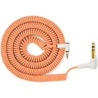 MyVolts Candycords 3.5mm to 6.35mm Angled Coil Cable 100cm Sunset