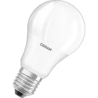 Osram LED-pære E27 Base CL A 8W 4,000K matt 3 enheter