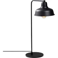 Opviq Bordlampe Berceste 181BLACK-ML, svart metall Høyde 55 cm