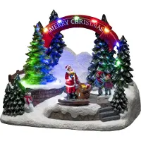 Konstsmide 4244-000 Julemand med barn Flerfarvet LED (RGB) Flerfarvet med Kontakt, med musikk