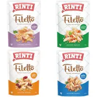 Rinti Filetto-pose i gelé 24 x 100 g - Mikspakke (4 sorter)