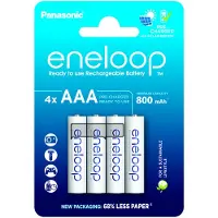Panasonic Eneloop Pro BK-4MCDE/4BE oppladbare AAA-batterier 800mAh - 4 stk.
