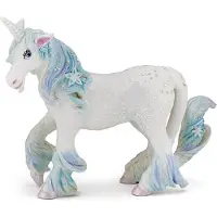 Papo Is Enhjørning - H: 10 cm - - OneSize - Lekedyr