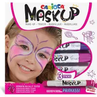 Carioca Mask Up sminkefarve stifter 3stk, prinsesse