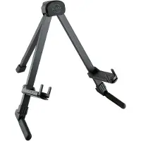 K&M 17550 Memphis Travel Guitar Stand Black