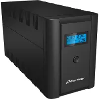 BlueWalker PowerWalker VI 1200 LCD/IEC - UPS - AC 230 V - 600 watt - 1200 VA - 7 Ah - USB - utgangskontakter: 6 - svart