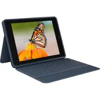 Logitech Rugged Combo 3 tastaturdeksel til iPad 10.2, Nordisk, Classic Blue